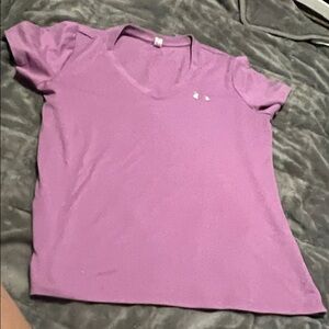 Under Armour Purple HeatGear Top